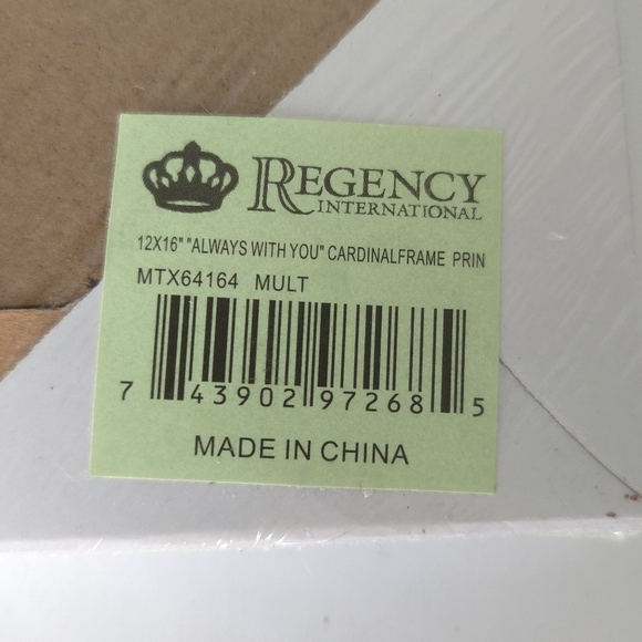 NWT Red Christmas Cardinal Bird Rustic Framed Christian Wall Art- 12 x 16 - Picture 4 of 4